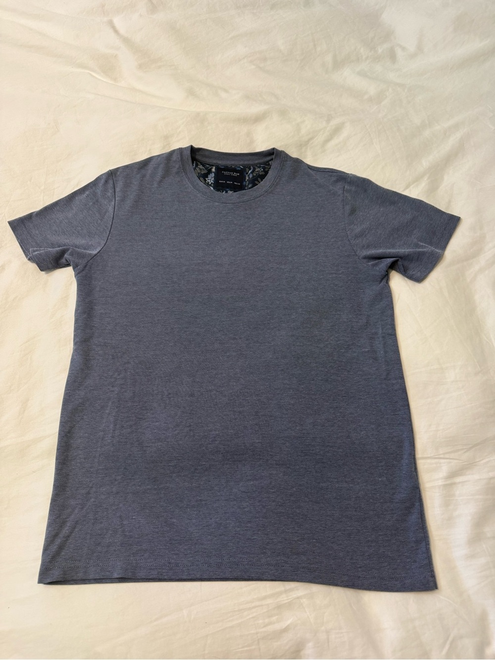 Everyday Crew Neck T-Shirt in Heather Navy